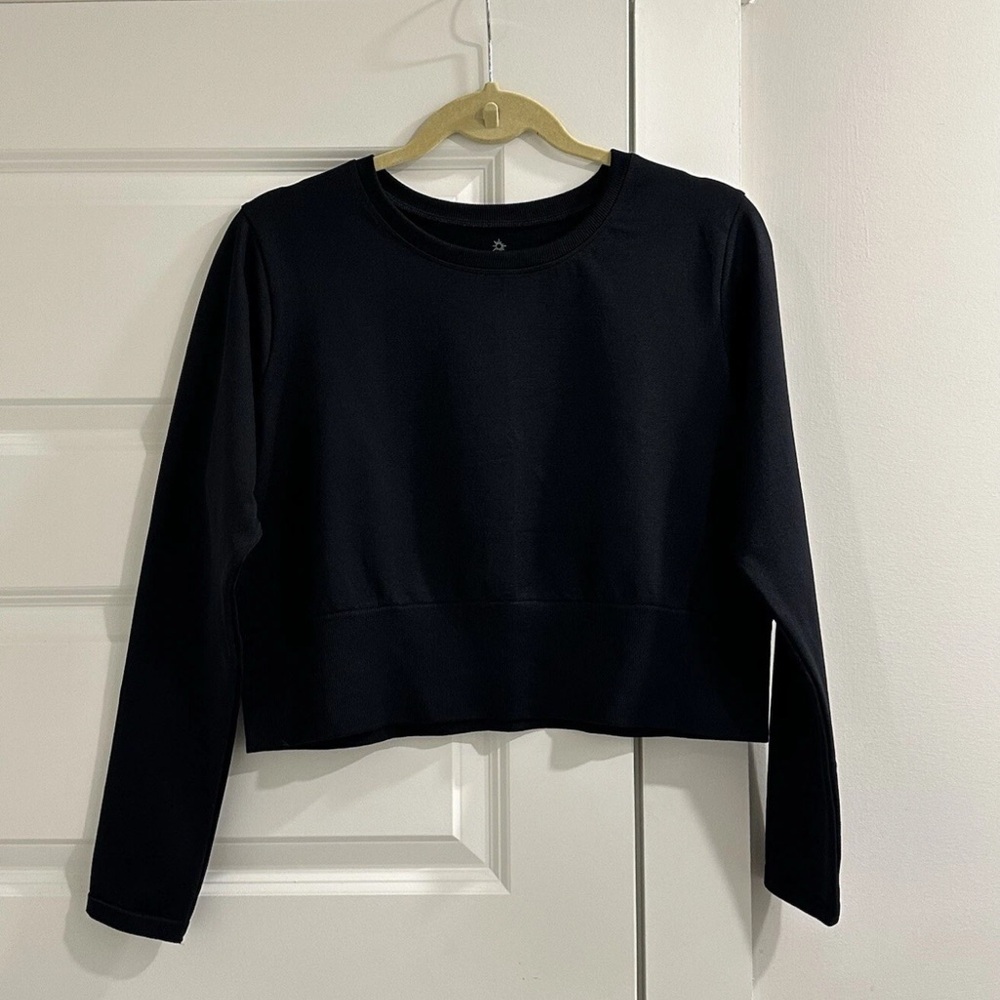 NWOT Offline By Aerie Sidewalk Seamless Cropped Long Sleeve Top T Shirt Sz XXL